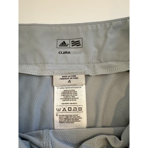 Adidas ClimaCool Gray Golf Tennis Skort Women’s Size 4, Light Gray - Picture 4 of 4